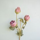 Flor Artificial Haste De Rosa Outonada Artificial | Formosinha